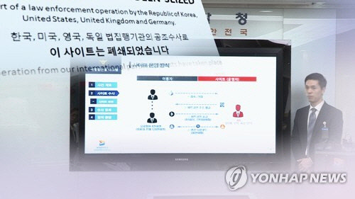 한국인 운영 음란사이트 국제공조로 폐쇄. <연합뉴스>